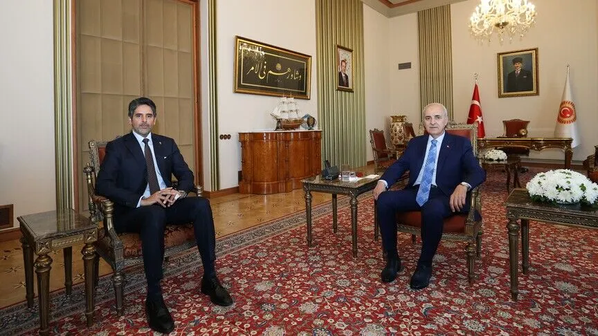 TBMM Başkanı Kurtulmuş, Katar Büyükelçisi Al-Henzab'ı Kabul Etti