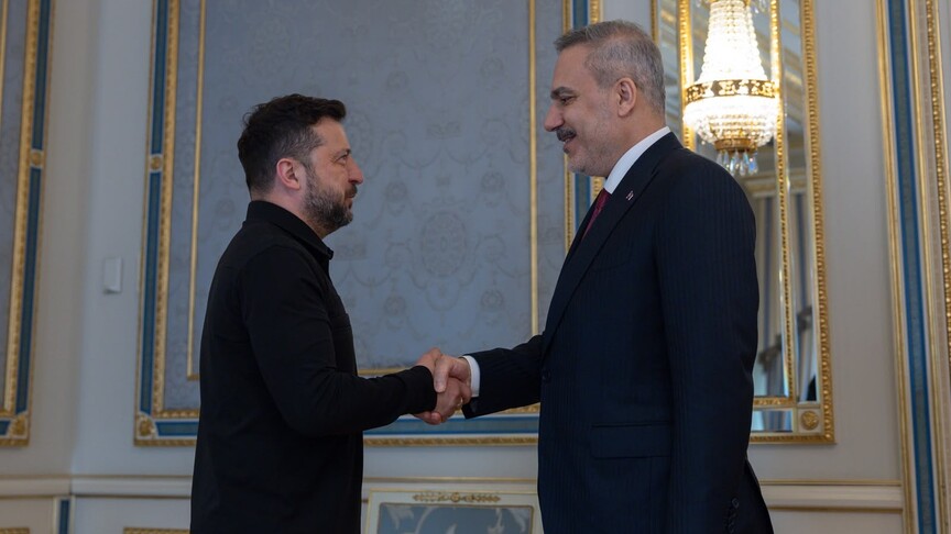 Dışişleri Bakanı Fidan, Ukrayna Devlet Başkanı Zelenskiy ile Görüşme Gerçekleştirdi