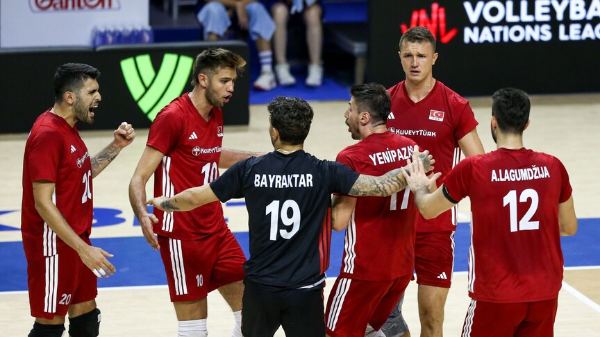 Türkiye, FIVB Milletler Ligi'nde Ukrayna'yı Geriden Gelerek Yendi