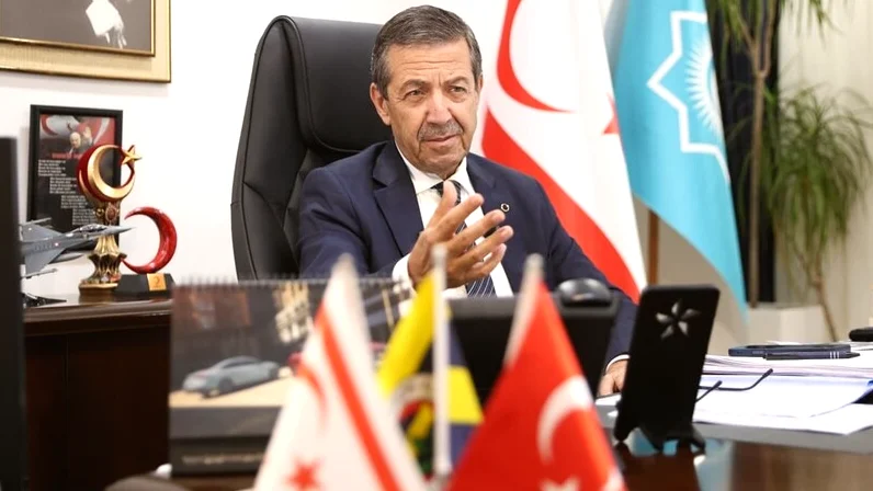 KKTC Dışişleri Bakanı Ertuğruloğlu: Türkiye, Kıbrıs'a müdahale hakkını koruyacak