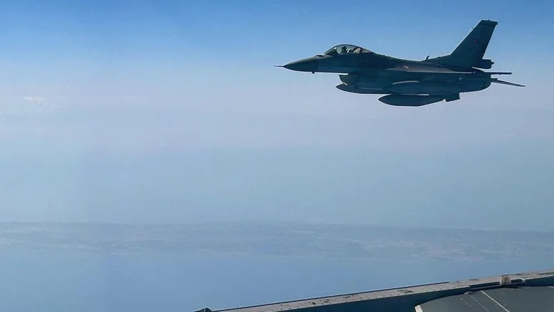 Türk Hava Kuvvetleri'nden Kıbrıs'ta Eğitim Uçuşu