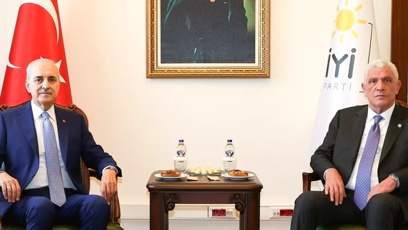 TBMM Başkanı Kurtulmuş, İYİ Parti Genel Başkanı Dervişoğlu ile Görüştü