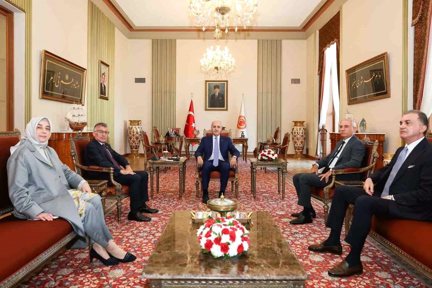 TBMM Başkanı Kurtulmuş, AK Parti'yi Ziyaret Etti