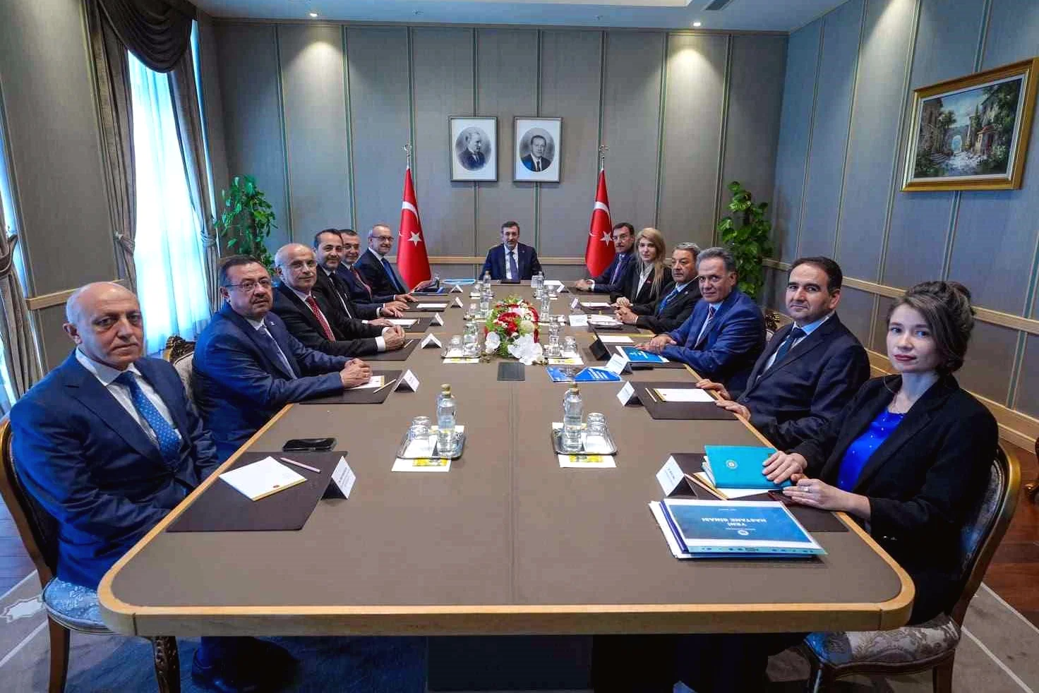 Cumhurbaşkanı Yardımcısı Yılmaz, Malatya Protokolü ile Görüştü