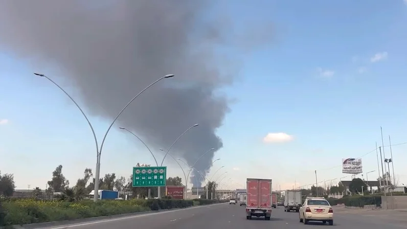 Erbil'de Patlama Sesleri ve A1 Düşürmeleri