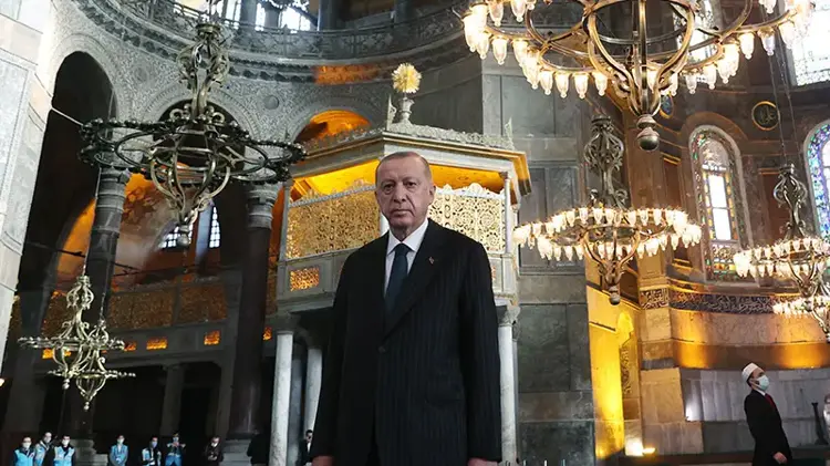 Cumhurbaşkanı Erdoğan'dan Ayasofya'nın Yeniden İbadete Açılışının Altıncı Yılı Mesajı