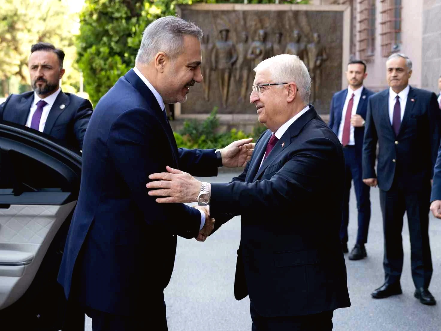 Dışişleri Bakanı Hakan Fidan, Milli Savunma Bakanı Yaşar Güler ile Görüştü - TUHA