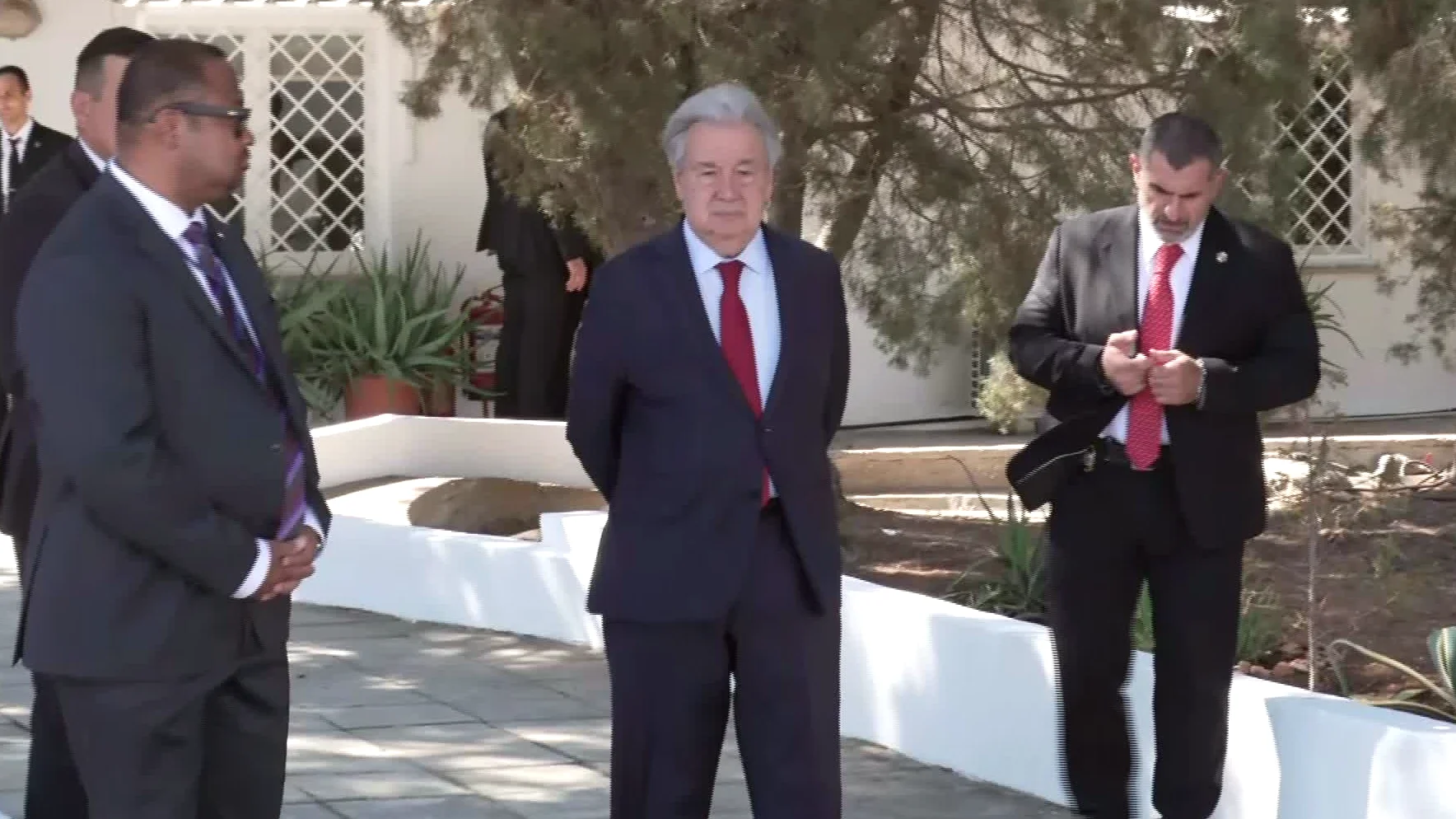 BM Genel Sekreteri Guterres, Erhürman ve Hristodulidis Üçlü Görüşmesi Tamamlandı