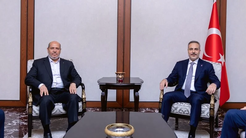 Dışişleri Bakanı Fidan, Hamas Siyasi Büro Başkanı Hayye'yi Kabul Etti