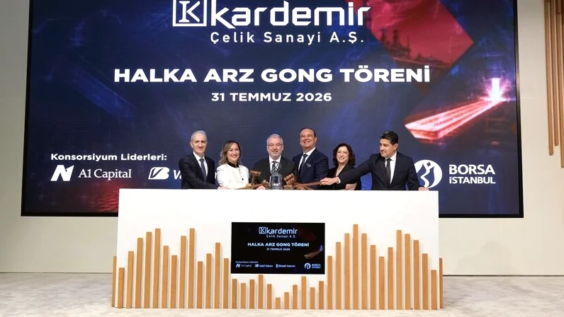 Borsa İstanbul'da Kardemir Çelik'in Halka Arz Gong Töreni Gerçekleşti