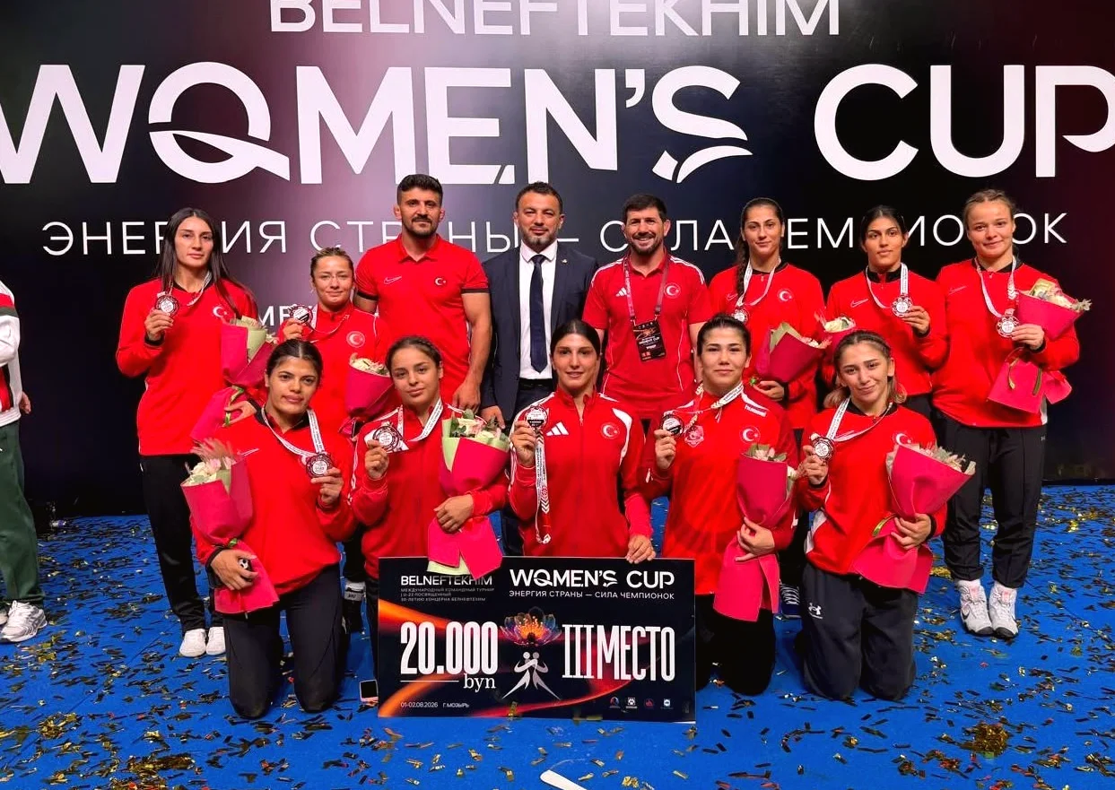 Kadın Güreş Milli Takımı, U23 Belneftekhim Women’s Cup’ta Üçüncü Oldu