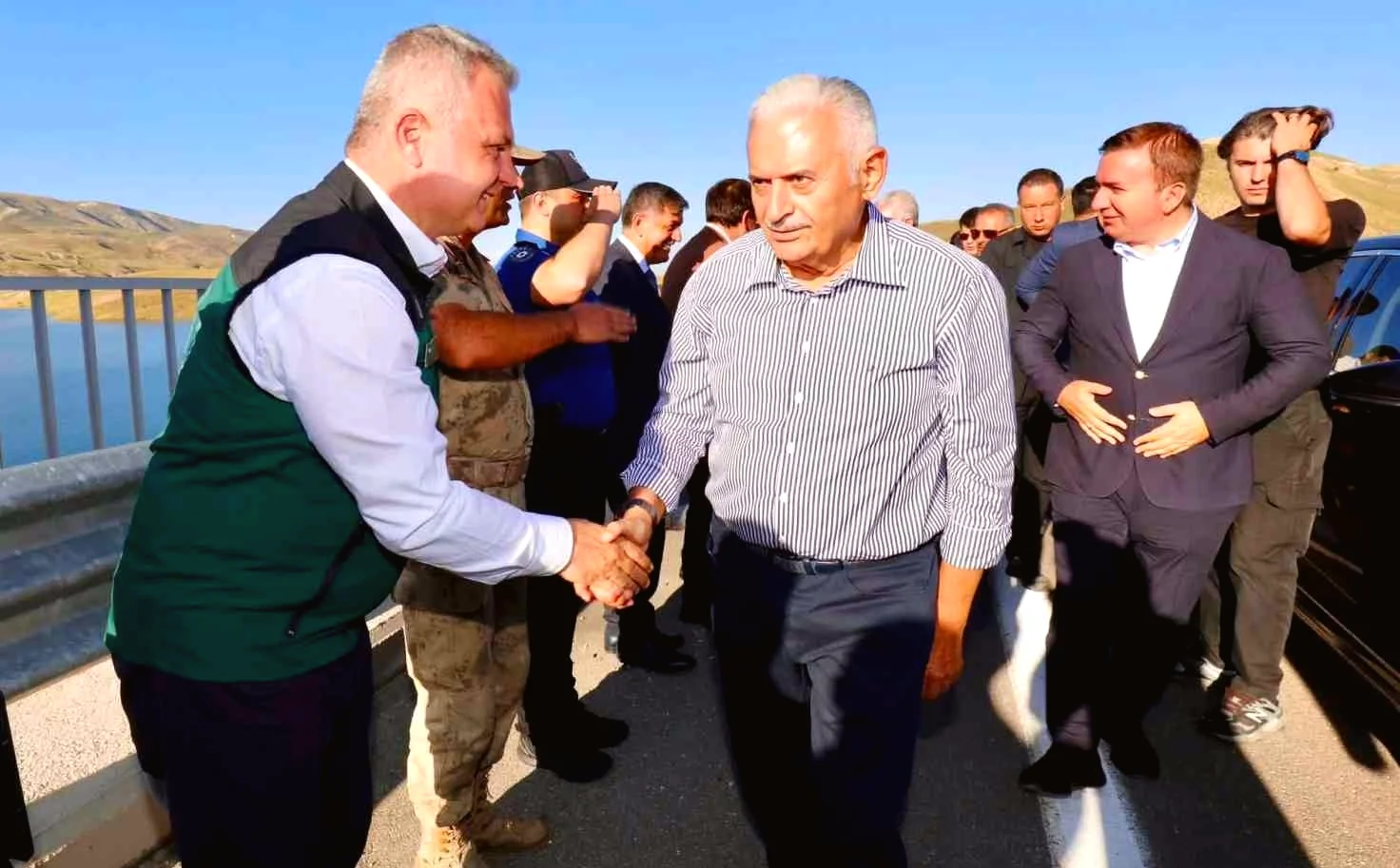 Binali Yıldırım, Turnaçayırı Barajı İnşaatını Yerinde İnceledi - TUHA