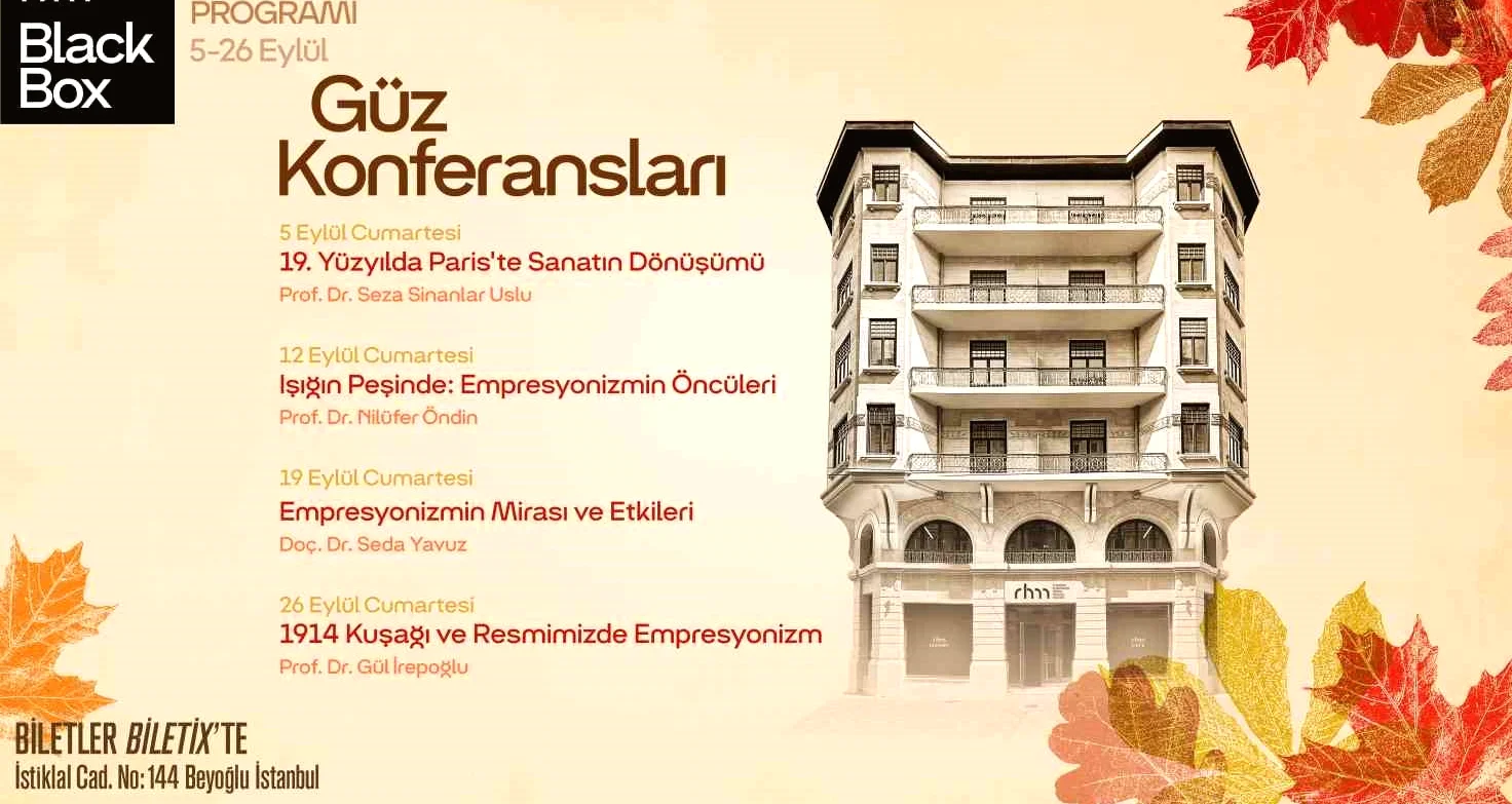 Sanatseverler için Güz Konferansları Başlıyor: Empresyonizm ve Sanat Tarihi Üzerine Derinlemesine İncelemeler