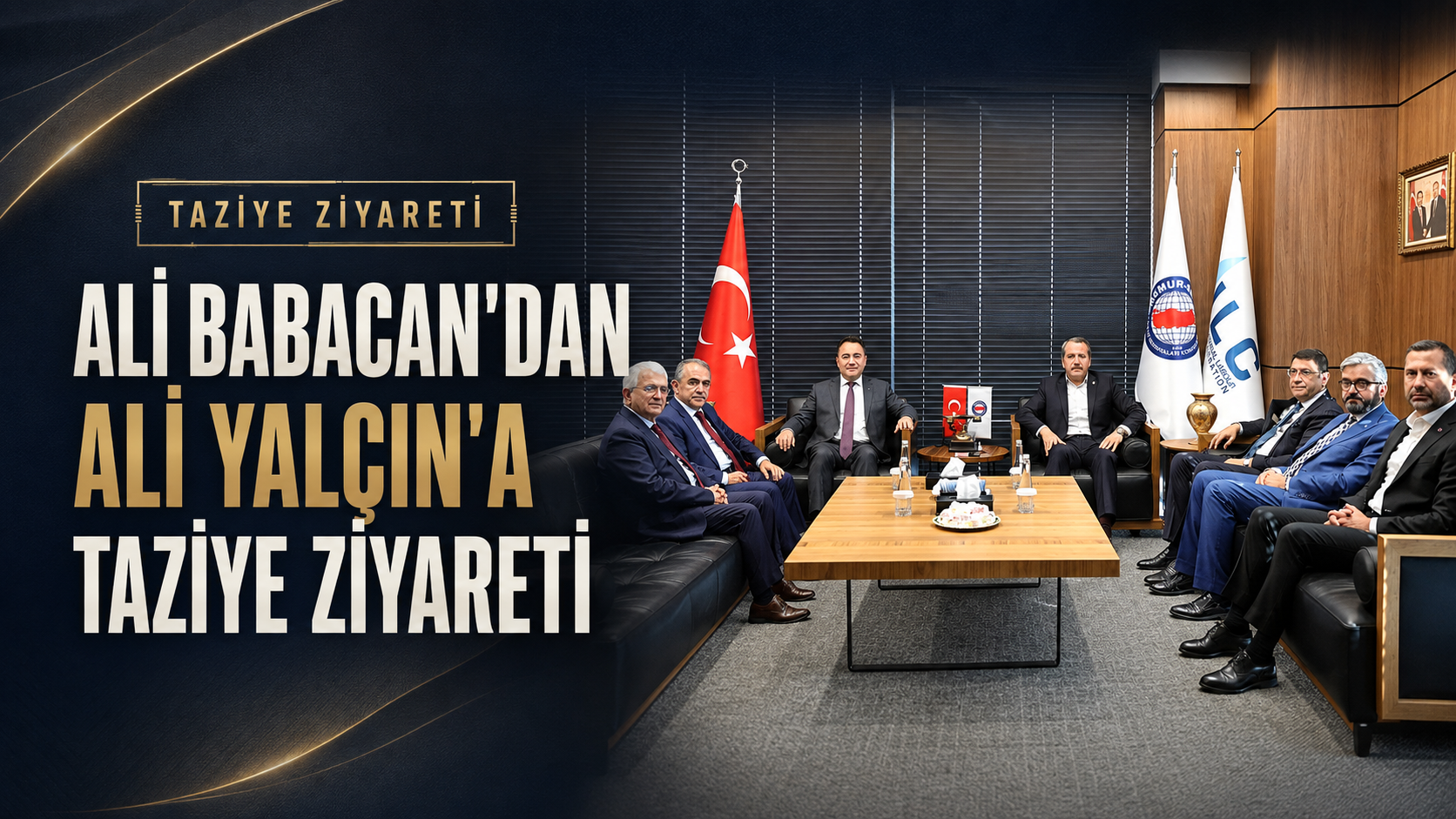 Ali Babacan'dan Ali Yalçın'a Taziye Ziyareti Gerçekleşti